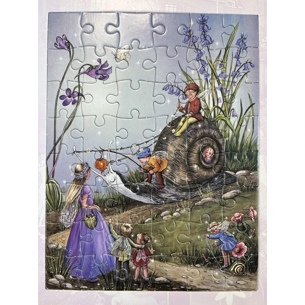 Beautiful Fairyland Kitty Jigsaw Book 4 Enchanting Puzzles Like New